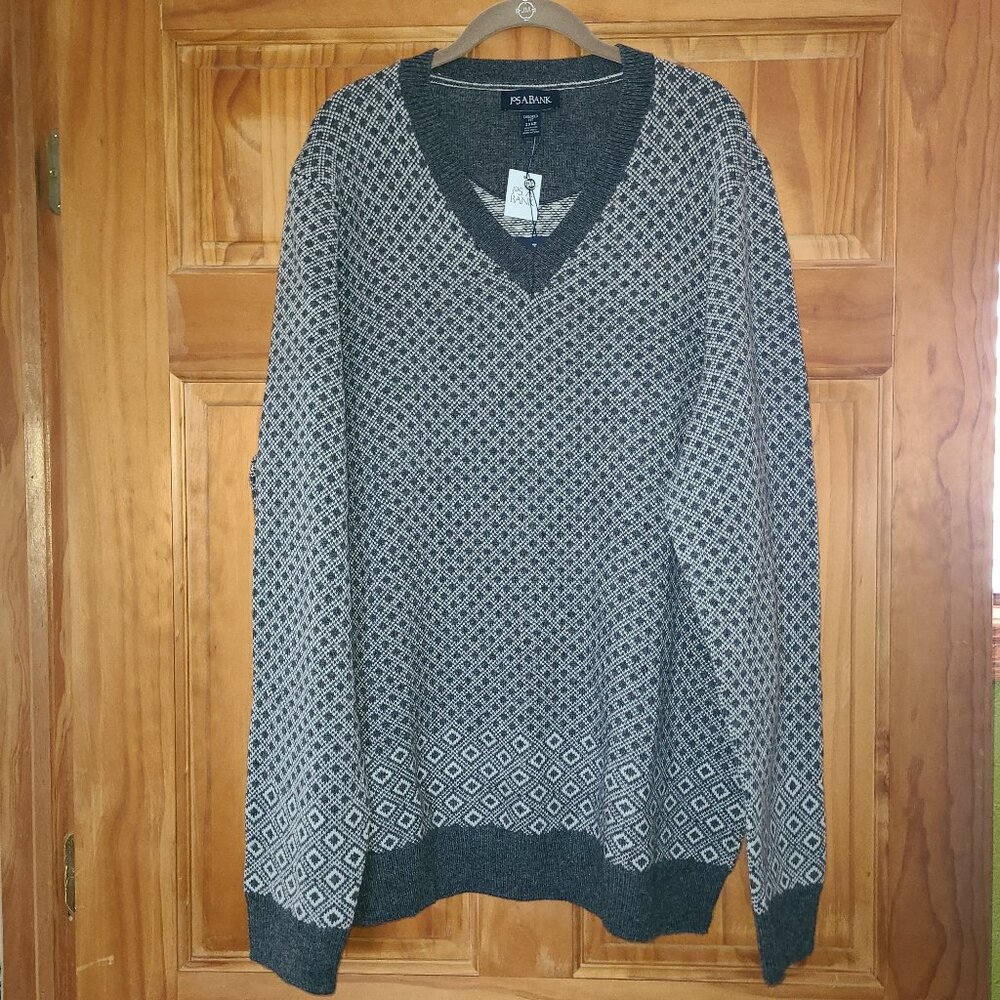 Jos. A. Bank Tailored Fit V-Neck Sweater